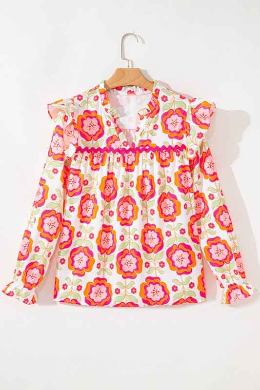Josimira Long Sleeve Blouse Long Sleeve Top Rose 73ee1317-a900-4887-b0ed-ad239edfc951