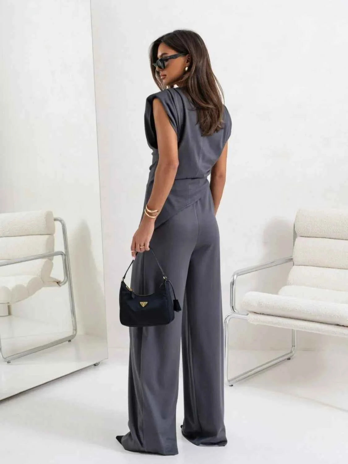 Slit Ruched Top and Wide Leg Pants Set 73f1600a-6ea6-4f77-8979-b20a9f222a47-Max-Origin