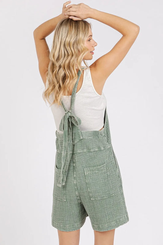 Textured Knotted Wide Strap Overalls 741b7bb2-ee1a-4175-86b1-42c620d9fe50-Max
