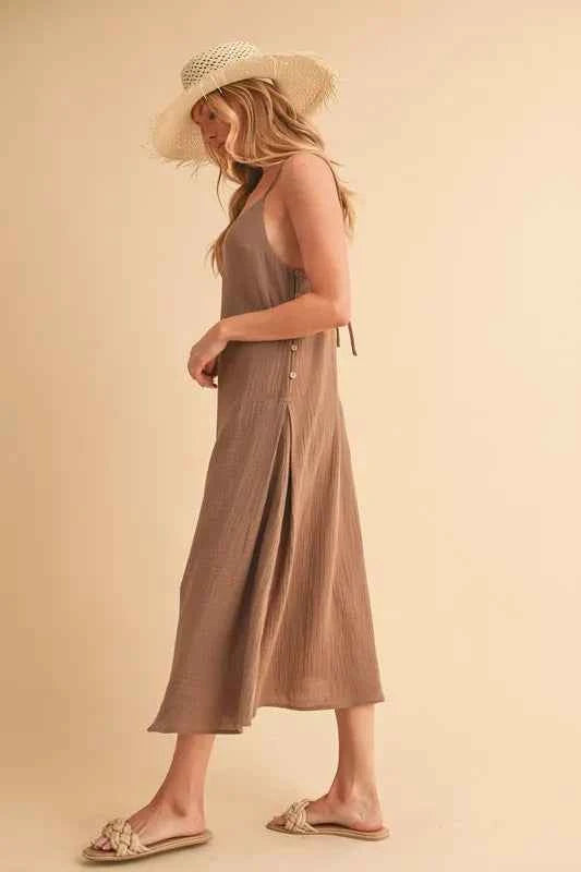 Side Button Midi Cami Dress 7420fe971d404e0eb09aa6e5492e4ad4-Max-Origin