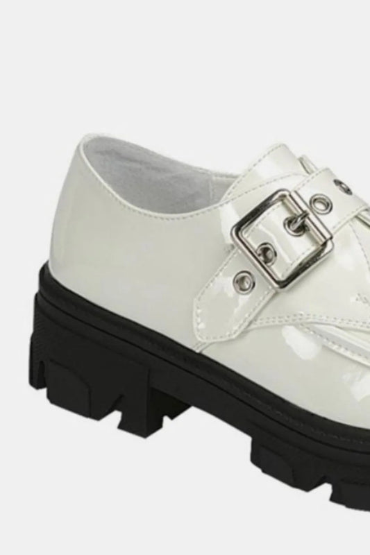 Forever Link Buckled Platform Lug Sole Loafers 74739da2-6dd9-4995-8060-49ec5c5421b9-Max