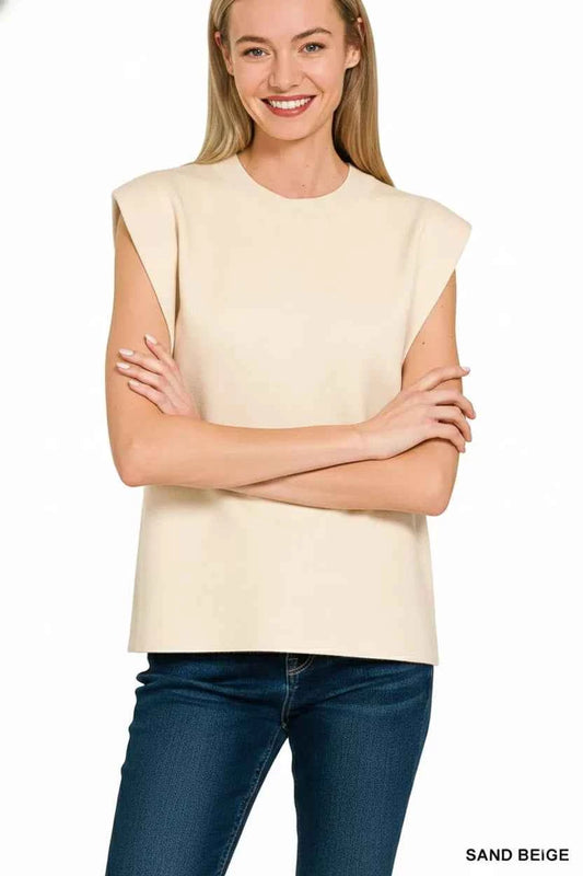 Round Neck Viscose Sweater Vest 747da0f0-19bb-4f13-920e-1e0459072a4a-Max-Origin
