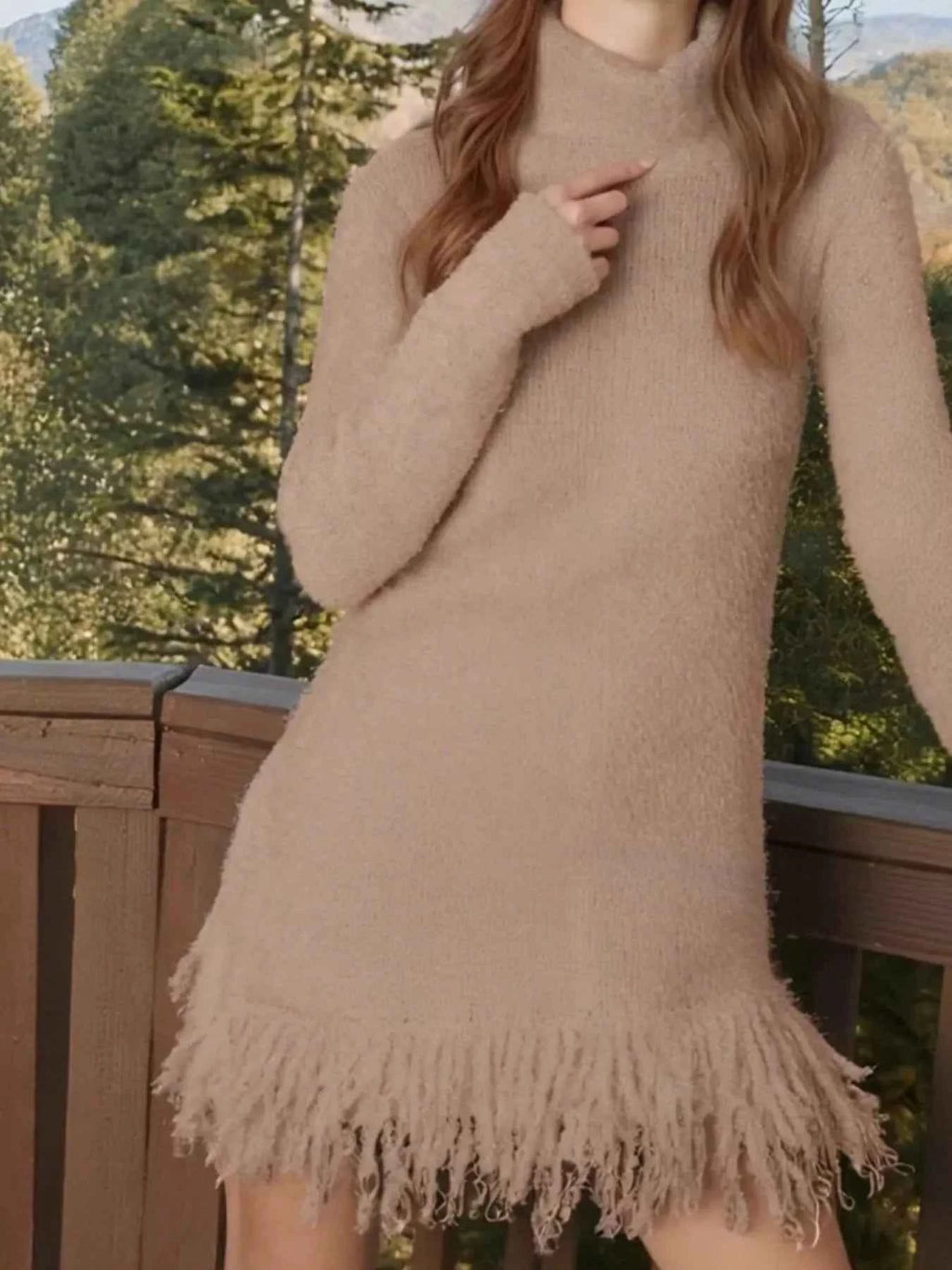 Fringe Turtleneck Long Sleeve Sweater Dress 74844d96-bc59-48b1-aeef-bd4b457b7199-Max-Origin