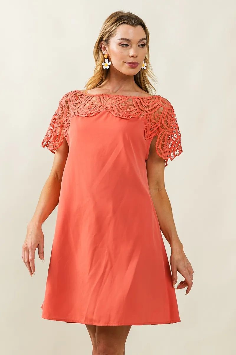 BiBi Crochet Lace Yoke Detailed Wrinkled Dress 749f78d99ec1415ab9eafbddd5b7df5a-Max-Origin