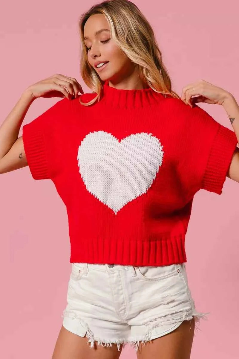 BiBi Rib Banded Heart Pattern Valentines Sweater 74fbb5f2b4654c31a22a776a97ef29c4-Max-Origin