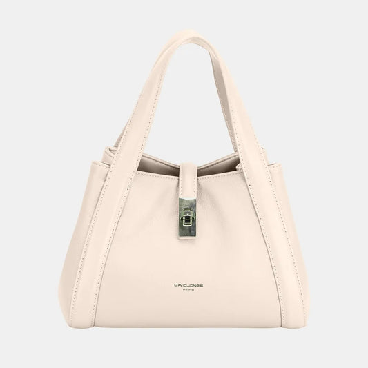 David Jones PU Leather Bucket Bag Beige One Size 74ffb098-98dd-4d15-9792-326eeffac121-Max
