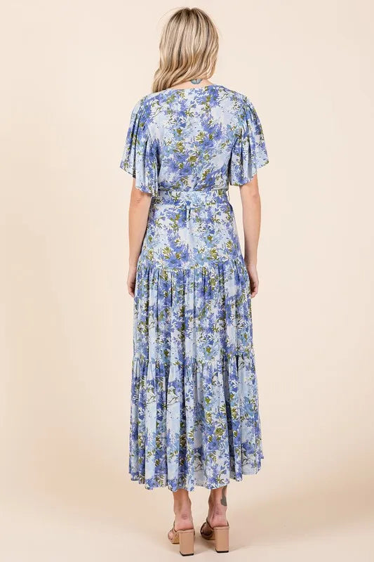Mittoshop Floral Tie Waist Flutter Sleeve Tiered Dress 750638bc-cea2-4cf3-b808-93471c77a556-Max