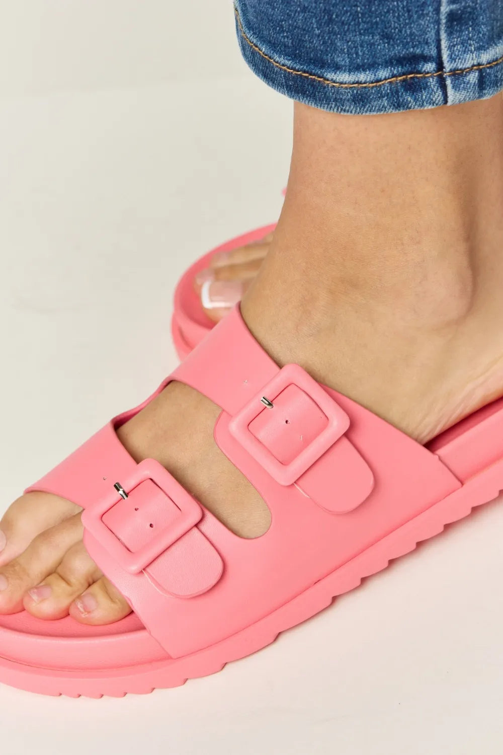 Legend Double Buckle Open Toe Sandals 75249be4-abc3-473f-b52b-b930198a9451-Max