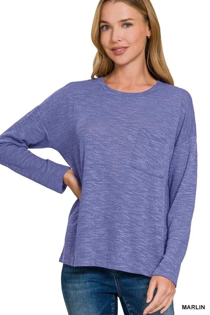 Zenana Slub Hacci Long Sleeve T-Shirt MARLIN 752dfc340c8b45f2b914fd4f99c61fe2-Max-Origin