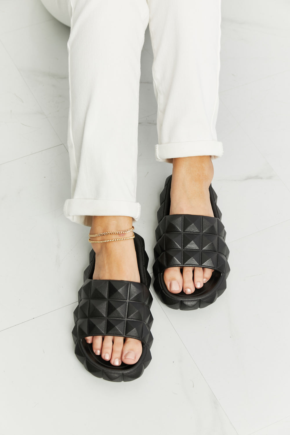 Legend Let's Chill 3D Stud Slide Sandal 753c3e2bbe0a4faeb47eb1730a03ec16-Max