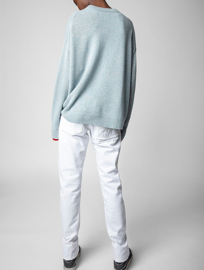 The Blue Love-Embroidered Cashmere Sweater 756C7A4391CC1CDFE8CCF3B21D9D7901_890b5a82-19d4-479d-a9a7-485209861a3f
