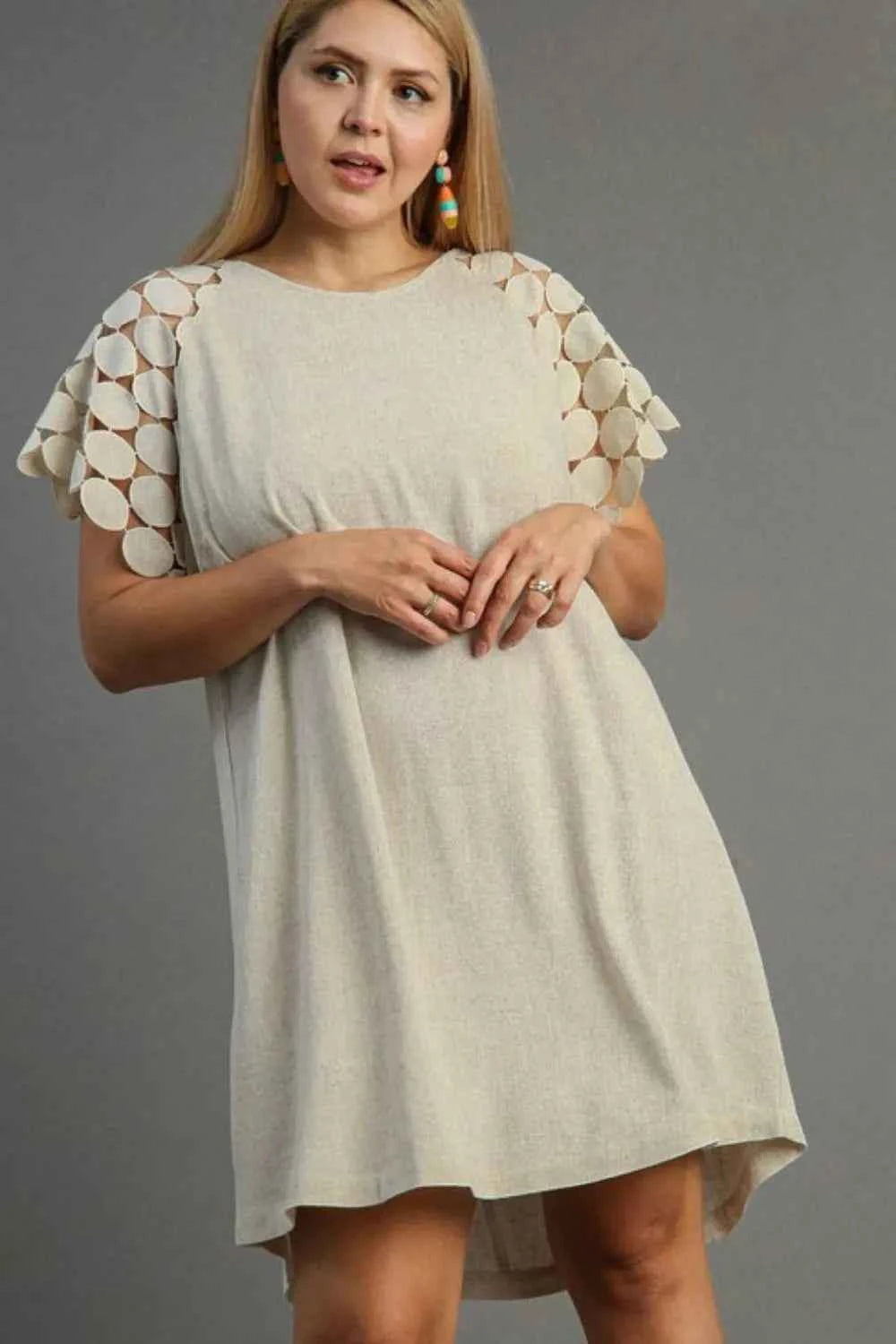 Full Size Round Neck Mini Dress Plus Size 757ce4d0-2adf-4c94-8a2a-4caaf825f924-Max