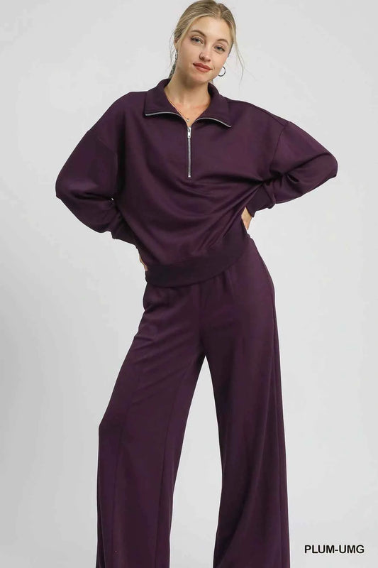 Half Zip Drop Shoulder Sweatshirt 759785fc-c9bf-4161-aebf-1050c1354da1-Max-Origin