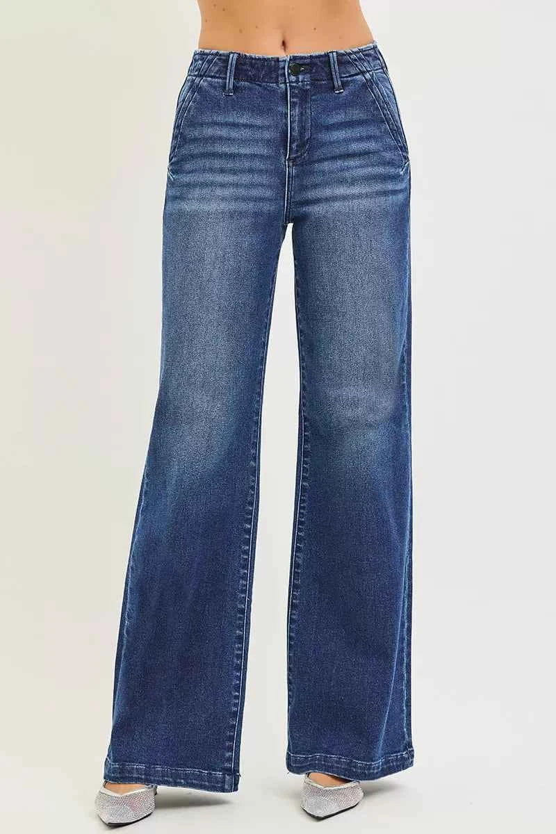 RISEN High Rise Wide Leg Slanted Pocket Jeans DARK 75ab00bf85c14e2f8e767a3e620abff0-Max-Origin
