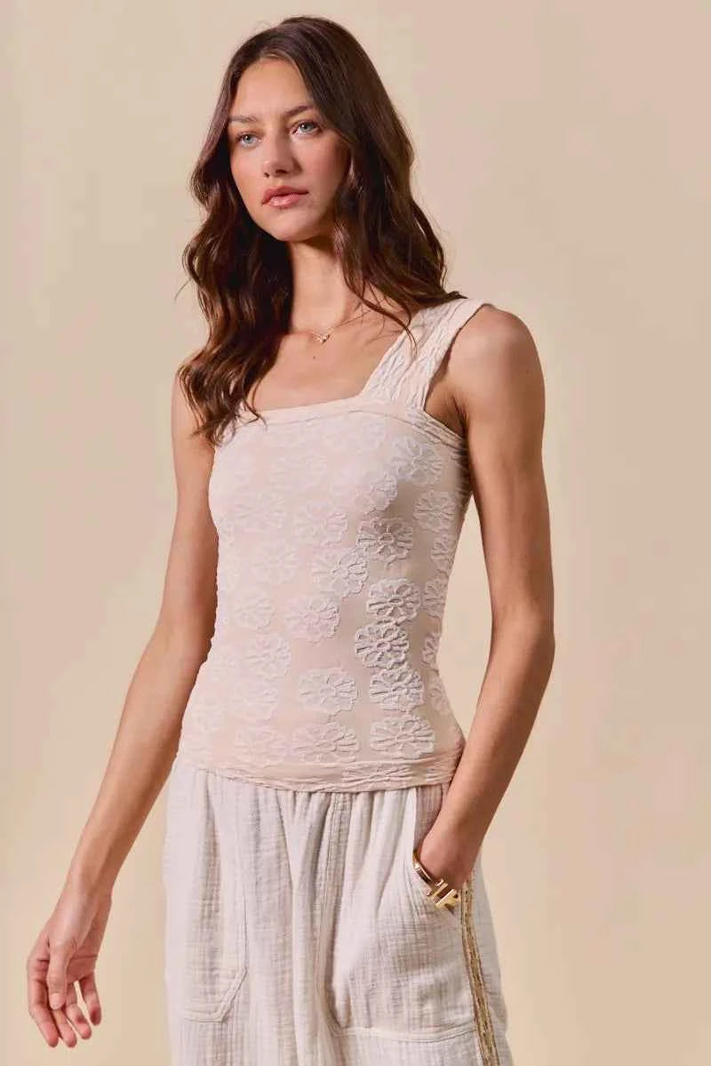 SO ME Two Tone Floral Seamless Tank Top 75bef769ad2c4cf29872d41a3453b8d5-Max-Origin