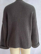 Asymmetrical Button Detail Sweater 75dc1fb8-f35b-46f2-b70b-1de3b1d87a5b-Max-Origin
