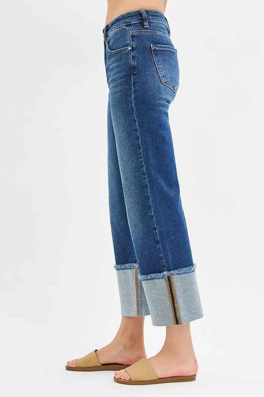 Full Size Mid Rise Crop Wide Wide Cuffed Jeans Plus Size 75fe17334ba543c78a3bea4636a98d30-Max-Origin