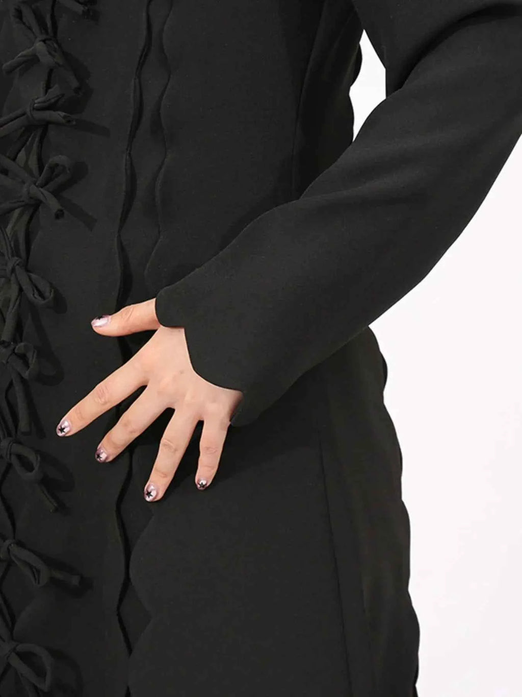 Long Sleeve Bow Front Midi Dress 7613fc47-dc08-481b-ad2e-8d89e674c0ed-Max-Origin