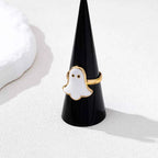 Halloween Ghost 18K Gold-Plated Ring 76251e89-9947-491a-bcc7-66df6769c47e-Max-Origin