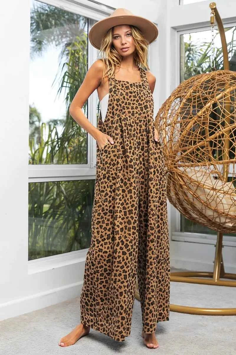 BiBi Leopard Washed Wide Leg Overalls 76734cb30ca14803b24d250115affe9e-Max-Origin