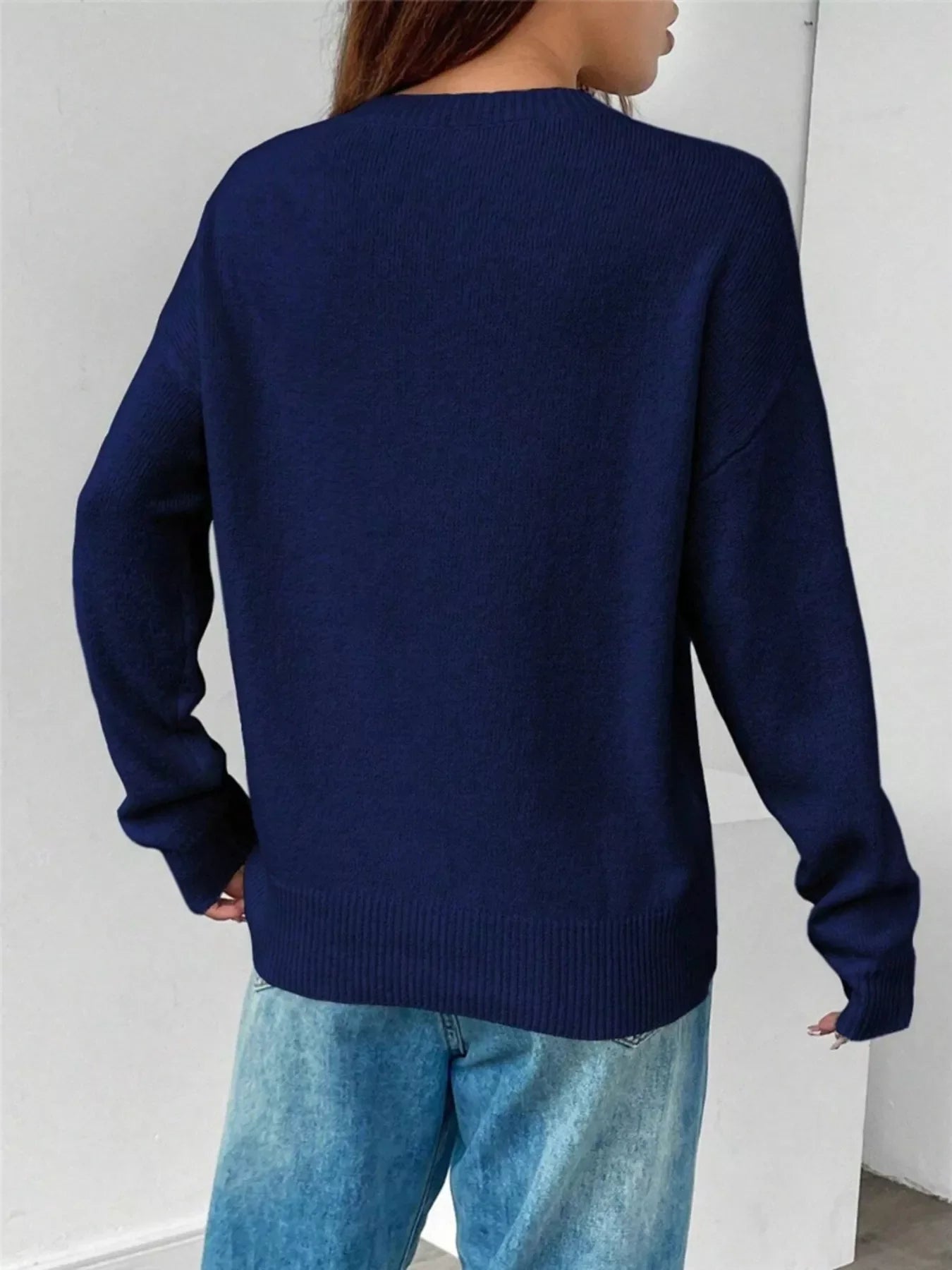 US Flag Round Neck Long Sleeve Sweater 7678e40e47704b038c4a532d5d07ad8f-Max-Origin