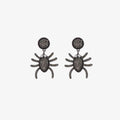 Spider Rhinestone Alloy Earrings Black One Size 769d4968ff194711b55b75bd2a8c4c6e-Max
