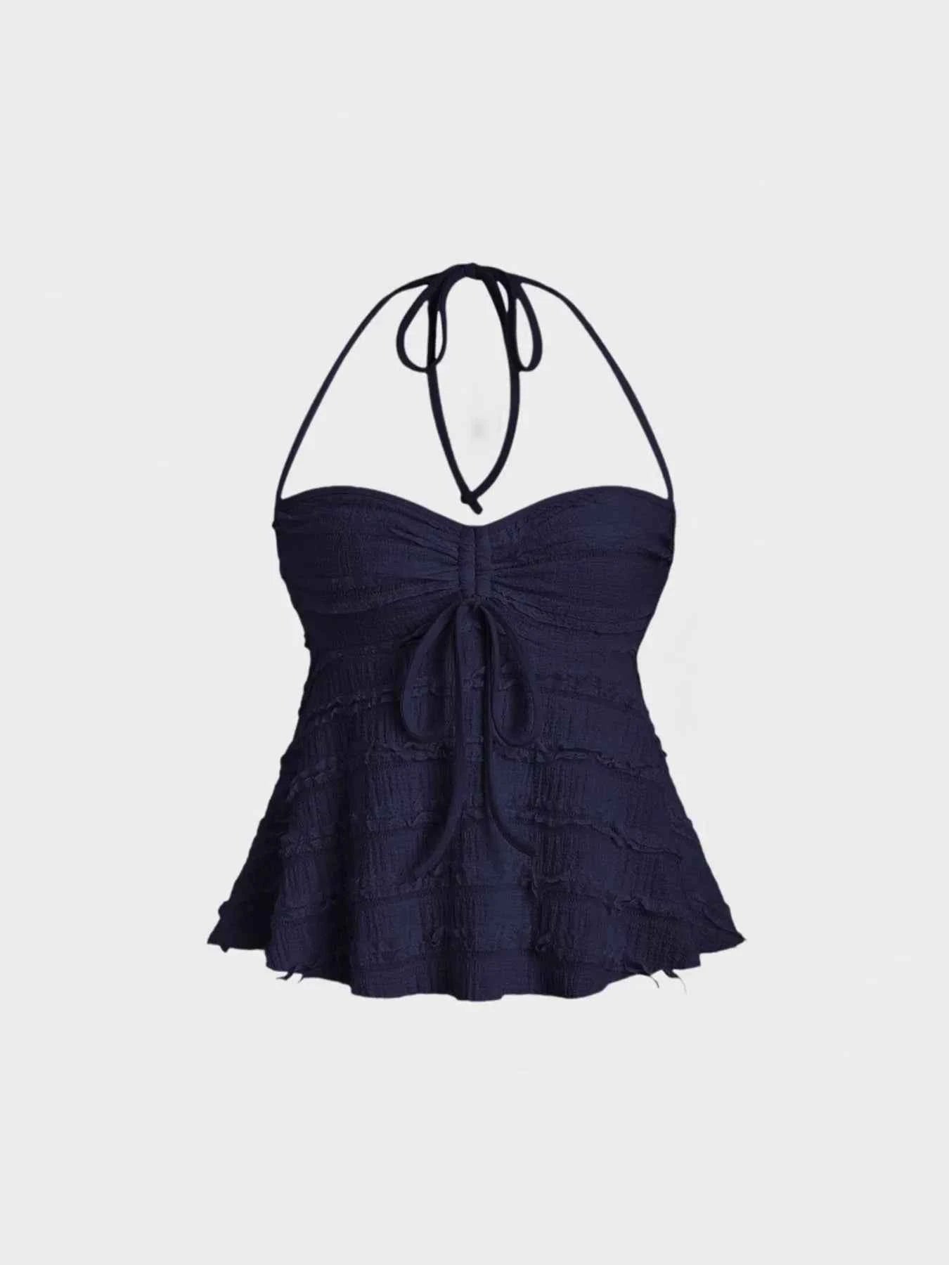 Halter Neck Sweetheart Neck Cami 76be9013707b4c97857568cf46bf9aee-Max-Origin