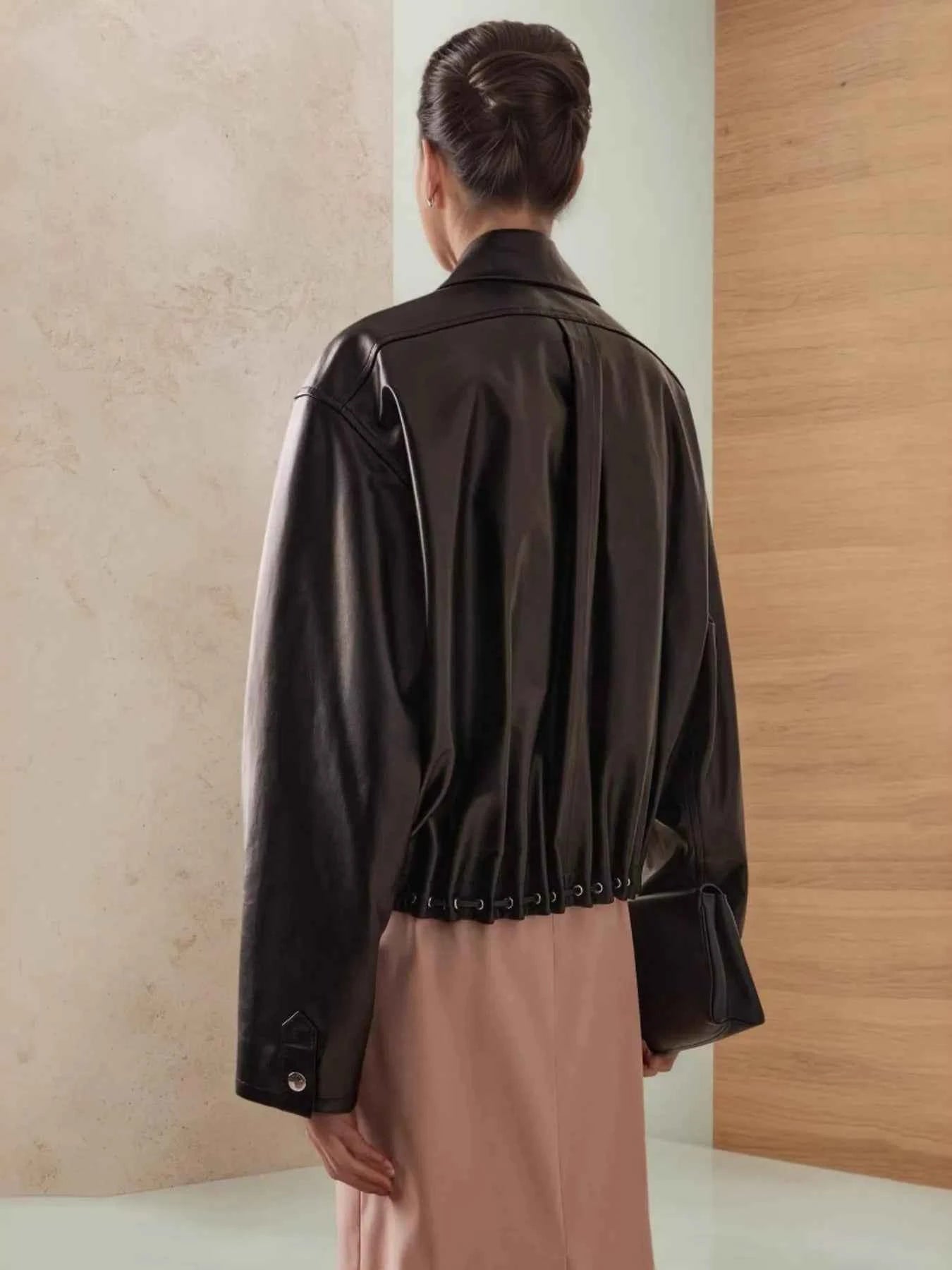 Drawstring Hem Zip Up Jacket 76bff9703a8944c193ac019d747589e9-Max-Origin