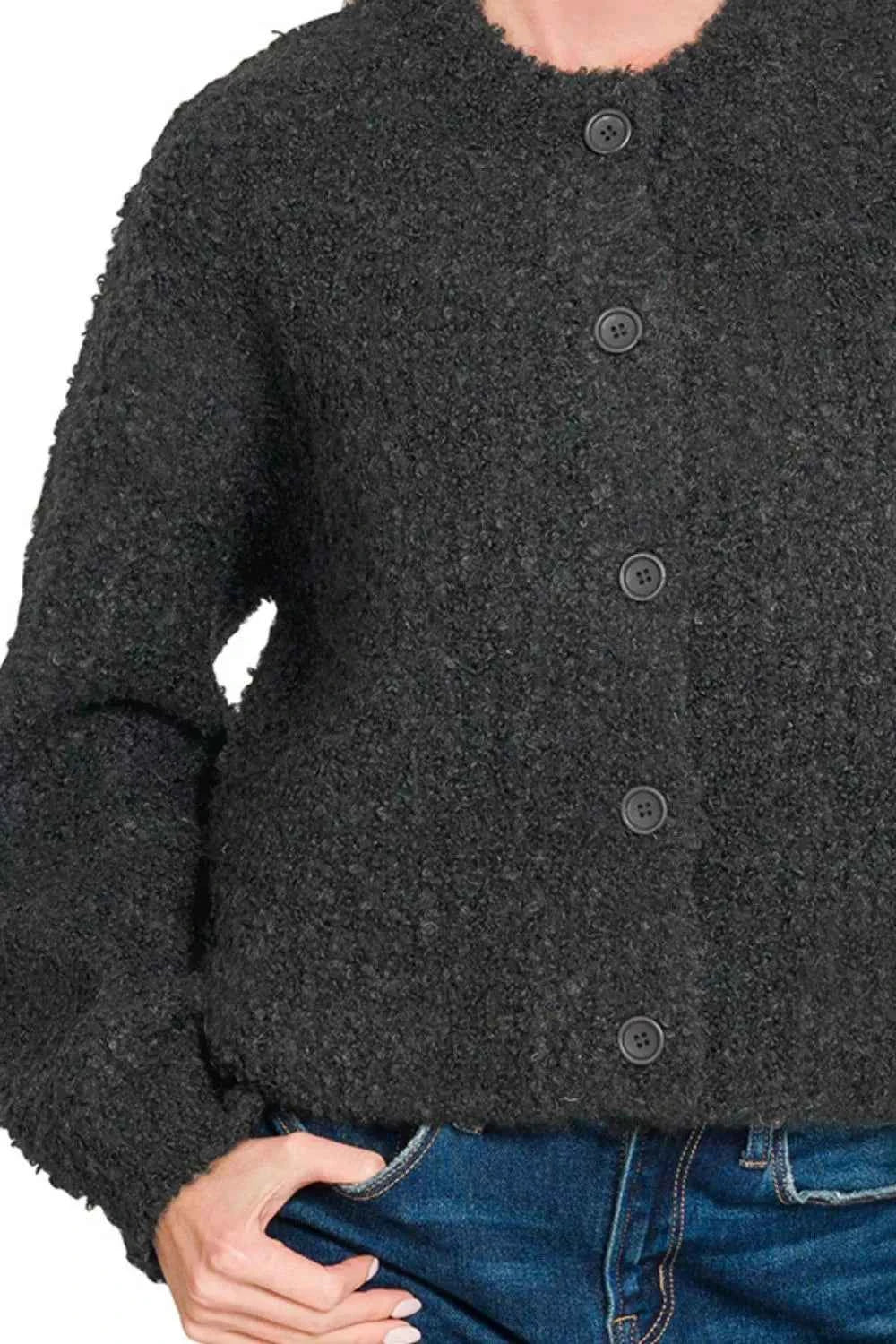 Zenana Button Down Wool Cardigan Sweater 76ddd7c8-c9f7-43fb-b3b5-2c55cf47830c-Max-Origin