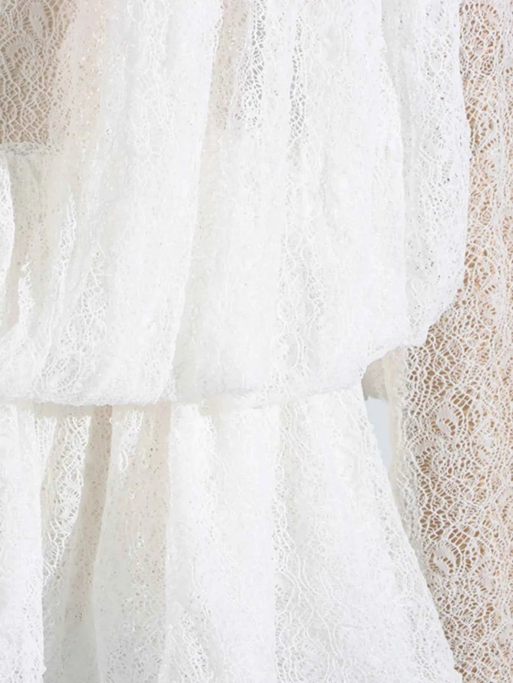 Ruffled Hem Lace Mini Dress 76ea13ac0c734568839000c9b6d3bf56-Max-Origin