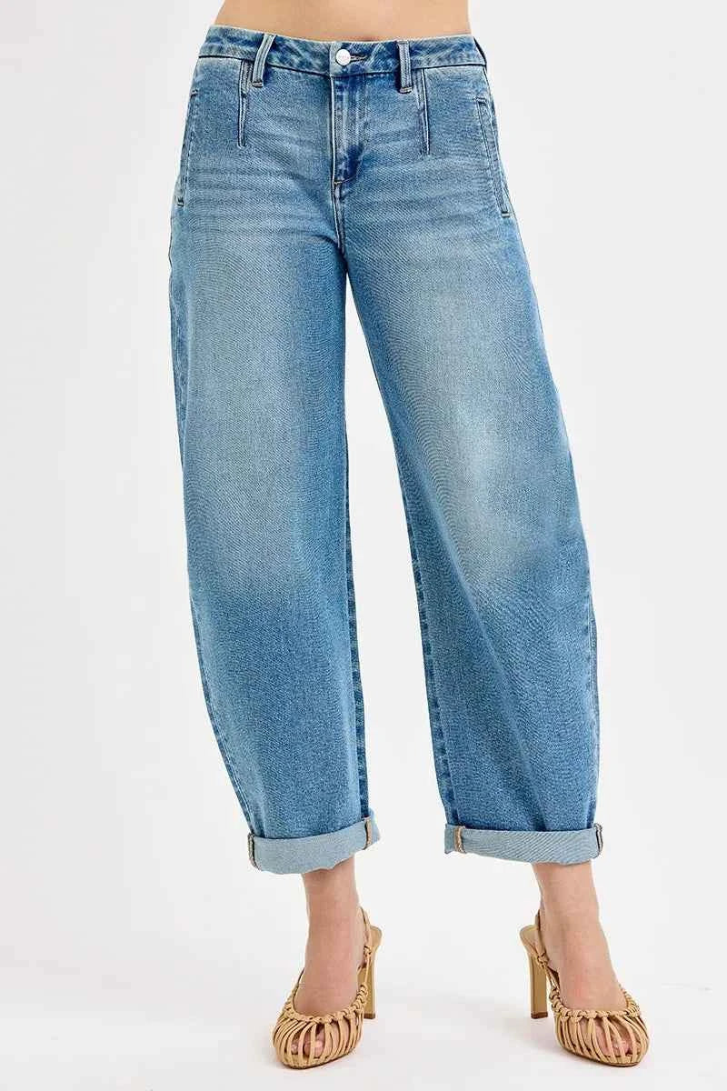 RISEN Full Size Mid Rise Fit Barrel Roll Up Jeans Plus Size 770b75fa425f4c0ba49bb9e57cb0d48f-Max-Origin