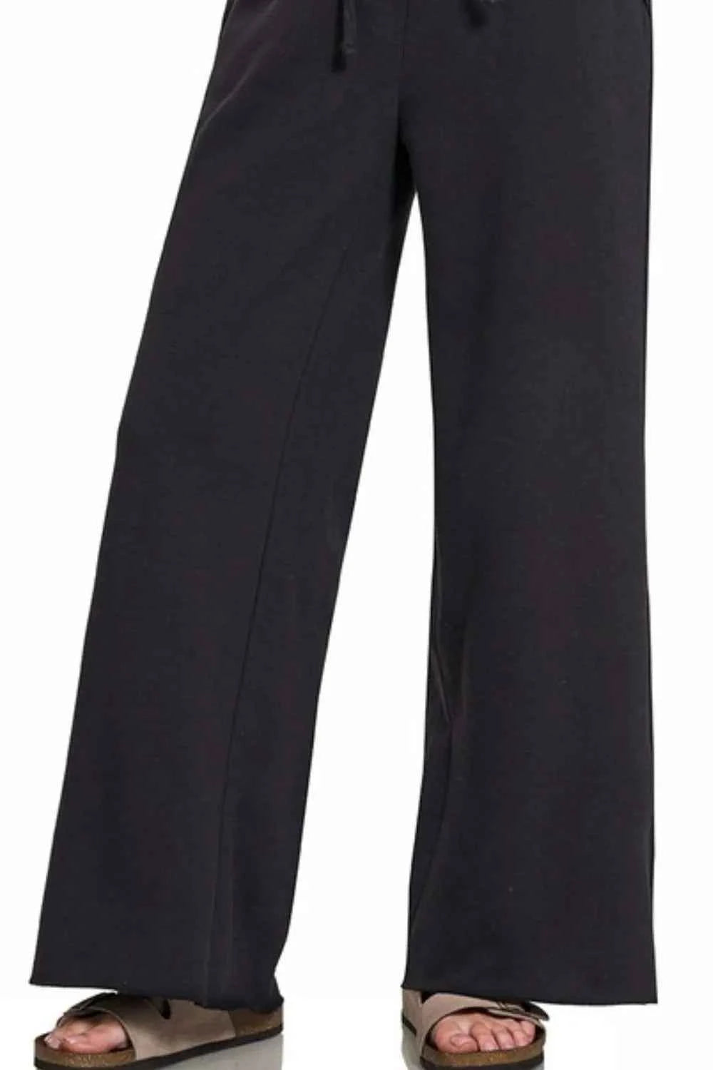 Zenana Fleece Exposed Seam Wide Leg Sweatpants 771f5bc5-0e2e-4074-97ec-beff691a6a8b-Max-Origin