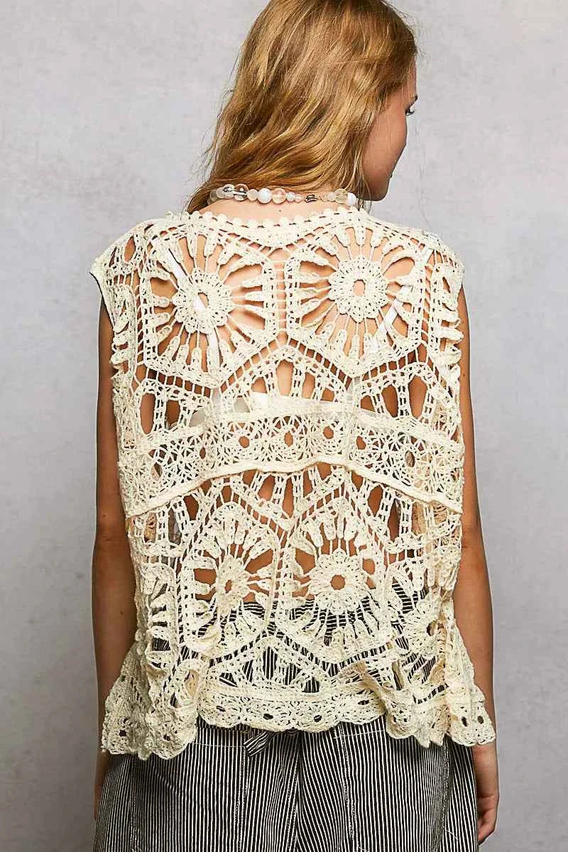 POL Openwork Round Neck Floral Crochet Tank 77241736-3f71-4c54-b057-0ea7c2375820-Max-Origin