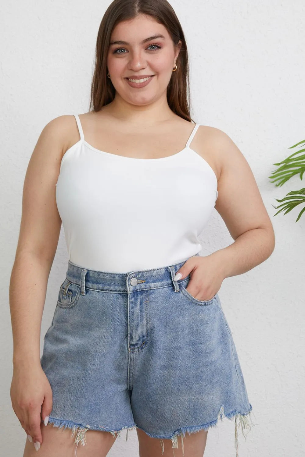 Basic Bae Full Size Round Neck Slim Cami 77275f0b-000a-4a0c-aeac-6d60c2d1558f-Max