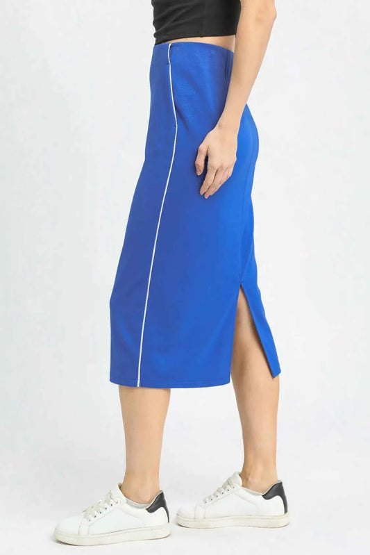 Midi Pencil Skirt with Contrast Piping Detail 7728086b-1f46-4091-8b61-ea44b8b27c1c-Max-Origin