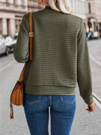 Textured Zip-Up Long Sleeve Jacket 7731f70921494196bb35b5aaca27b9da-Max-Origin