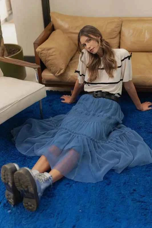 Annie Wear Tulle Tiered Midi Skirt 77517d8ddadd46a5a89f73464921665f-Max-Origin
