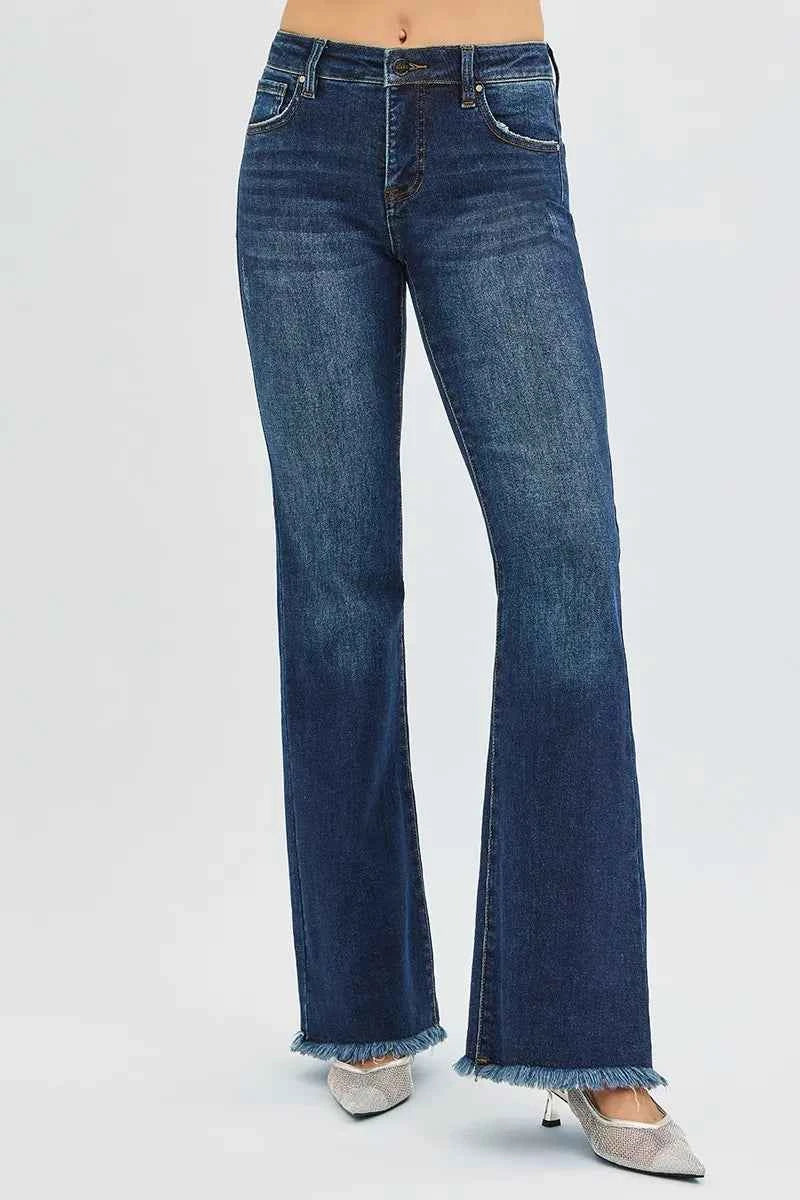 RISEN Full Size Tummy Control Mid Rise Flare Jeans Plus Size 77566280e15c4056a8fecf878f725fa3-Max-Origin