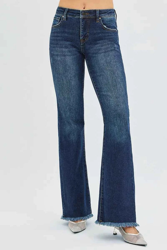 Full Size Tummy Control Mid Rise Flare Jeans Plus Size 77566280e15c4056a8fecf878f725fa3-Max-Origin