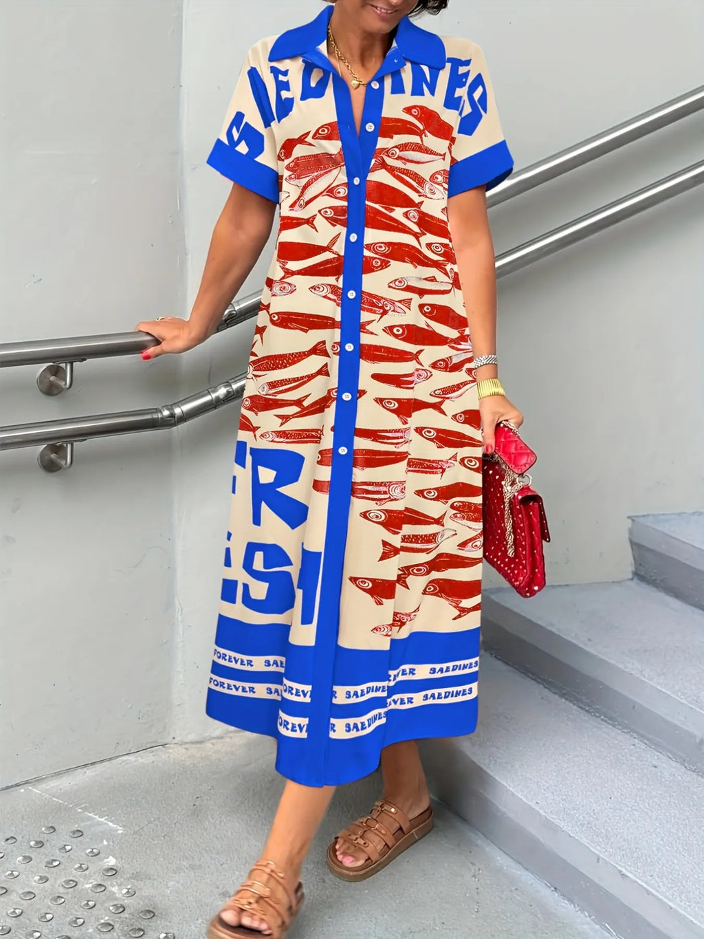 Printed Button Down Shirt Dress 778e4aa8-25bf-47c5-a314-aba0614b839a-Max-Origin