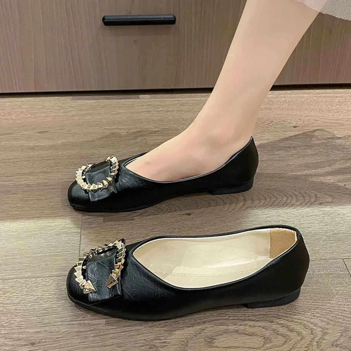 Square Toe Flat Slip-Ons 77b4fc13c2924f99a5e53a0482b8bb6f-Max-Origin