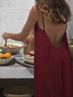 Backless Scoop Neck Maxi Dress 77b893b8acd34d9caee95298b323f0a7-Max-Origin