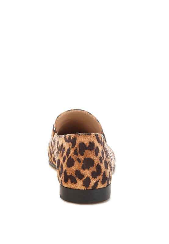 Noltas Horsebit Embellished Flat Loafers 77c7699c-c3e5-4dbb-bca7-5022f157fce5