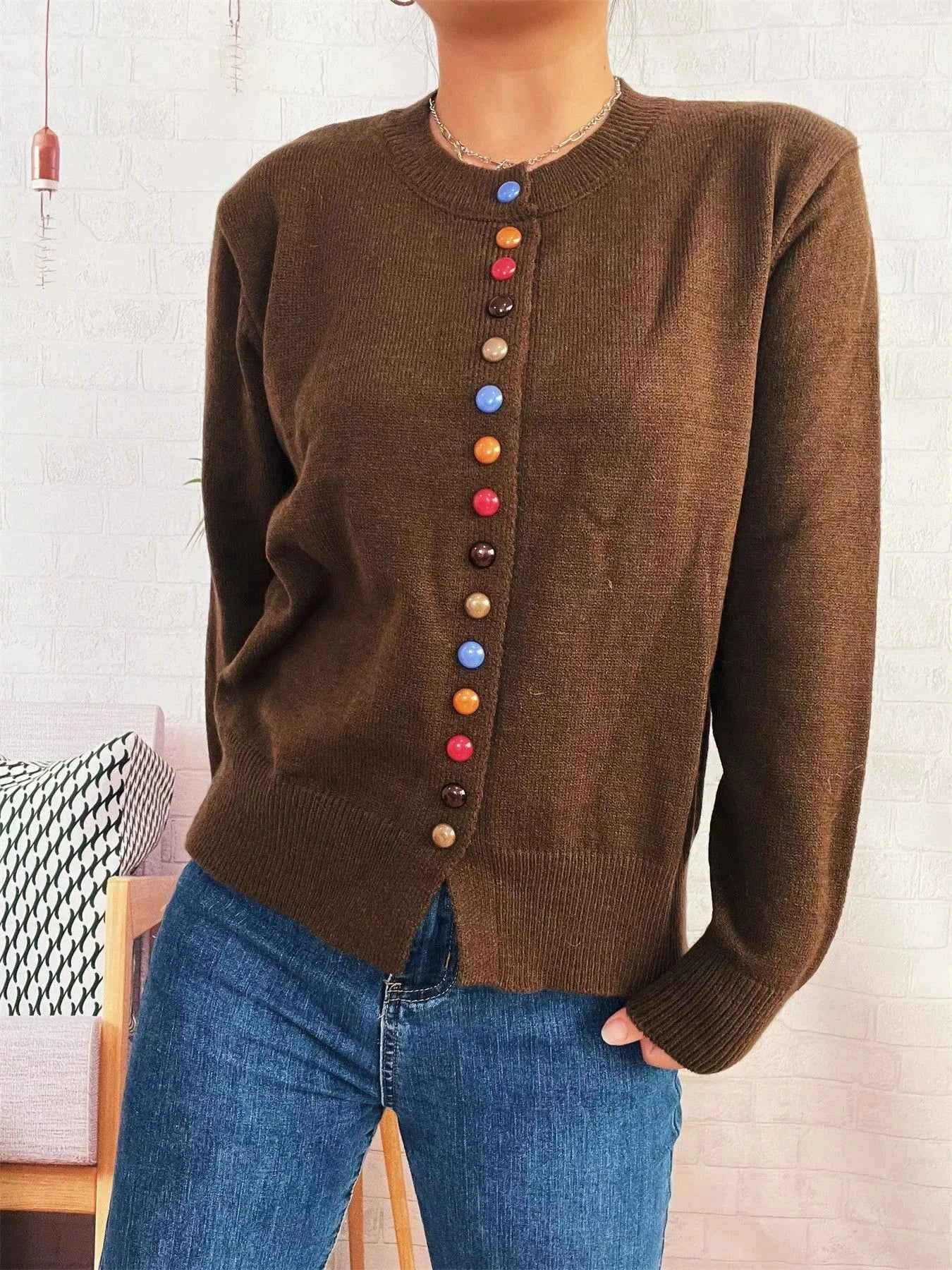 Button Up Long Sleeve Cardigan 782e1120-fce2-4d06-ac02-a6a3051c8123-Max-Origin