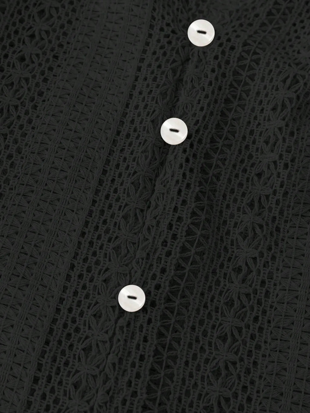 Crochet Notched Button-Front Shirt 783c9f5c-9b8b-44fa-92b1-bc0d1e0303bd-Max-Origin