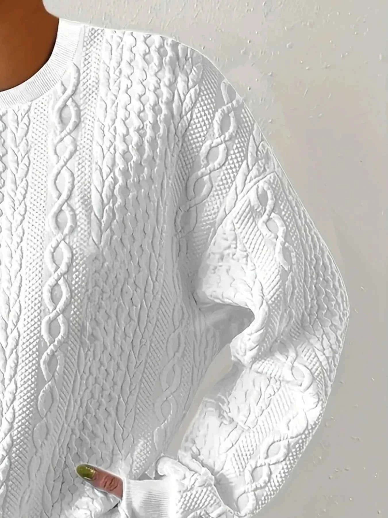 Round Neck Long Sleeve Sweatshirt 78427500-66f6-4c22-86dd-7c3803a63f71-Max-Origin