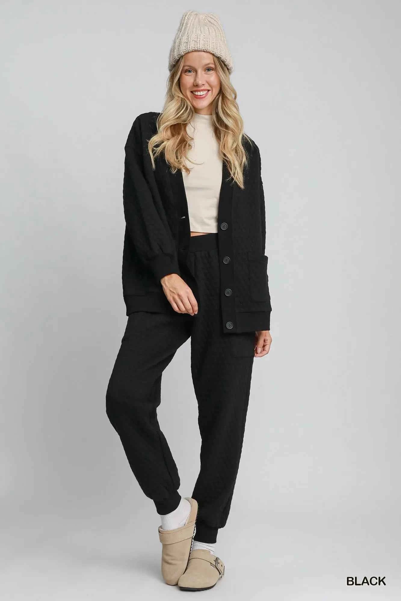 Umgee Button-Up Jacquard Cardigan 7863ca44-a0d1-4ce0-ba62-0aac3942a417-Max-Origin