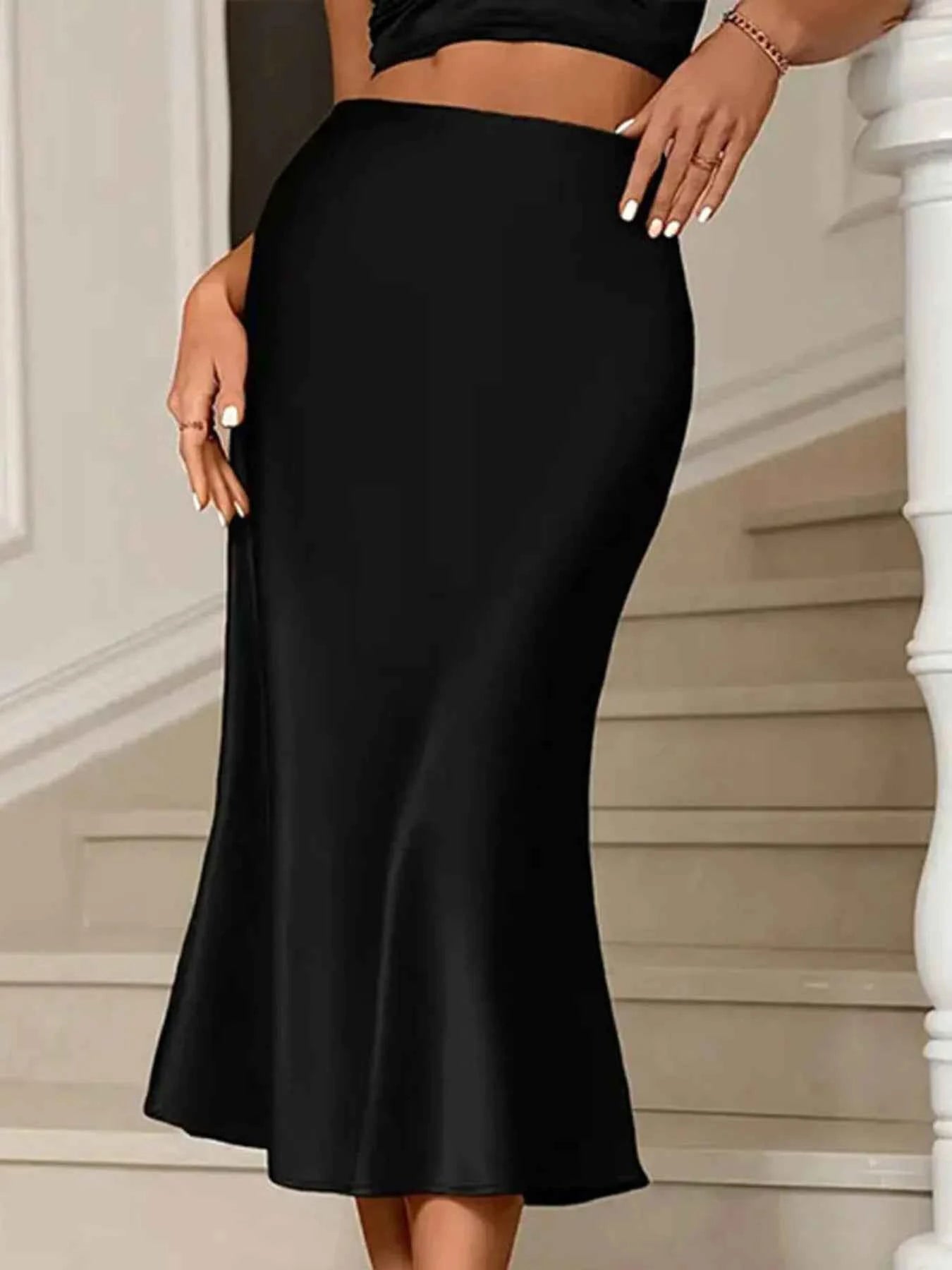 Satin Midi Mermaid Skirt 789ce8e7083e41a4be8a61b582e81bec-Max-Origin