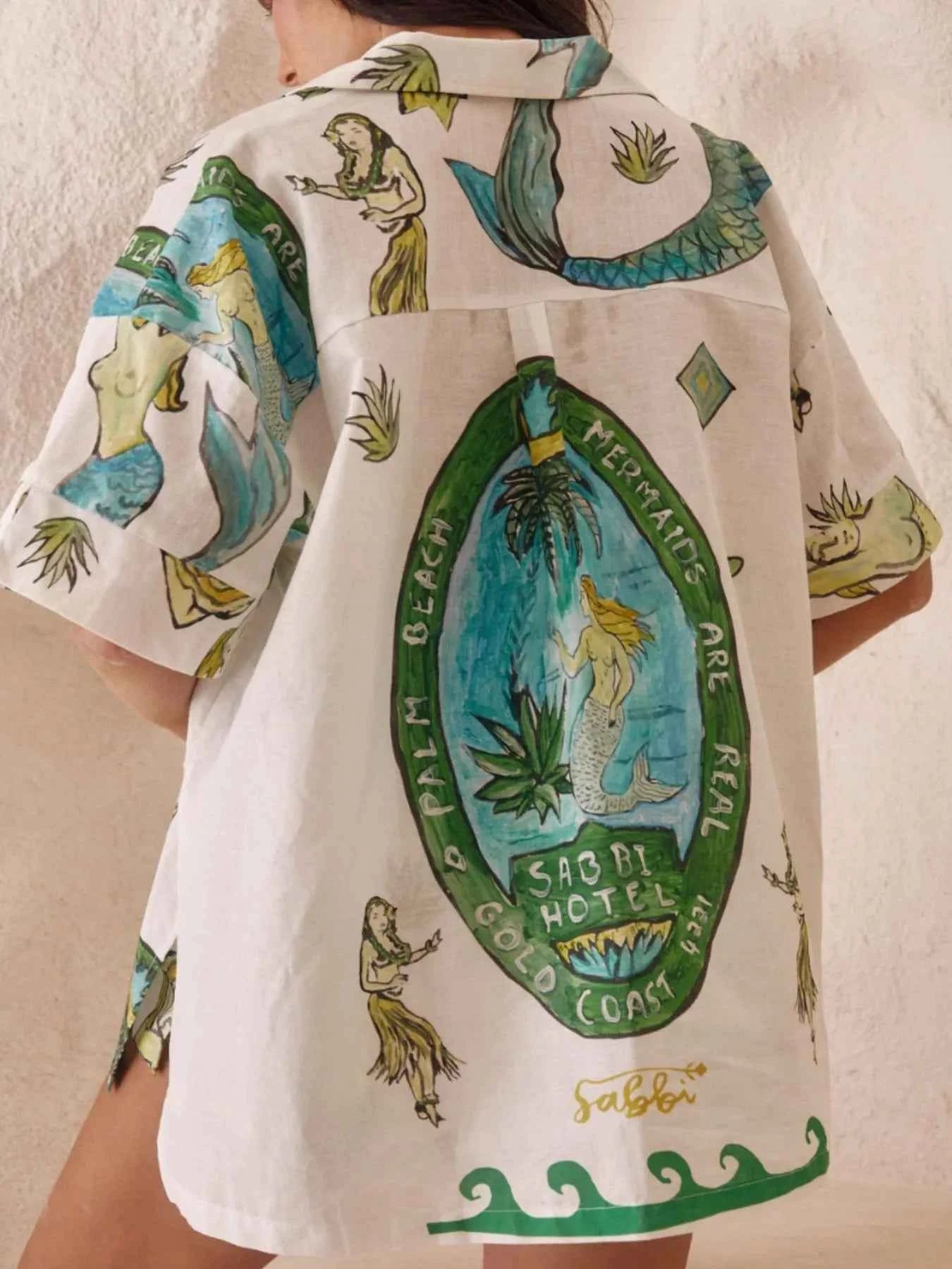 Printed Button Up Shirt and Shorts Set 78afa745-bd7c-4b48-831e-b6343a7260fc-Max-Origin