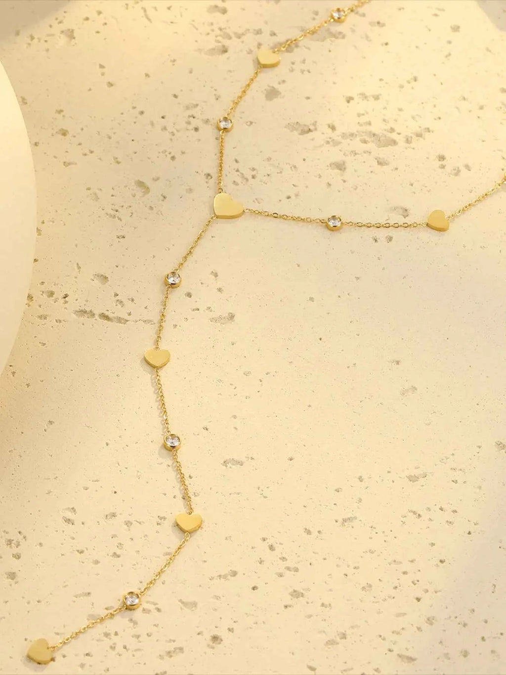 18K Gold-Plated Heart Zircon Necklace 78b6e486-97dc-40bc-ae01-4decc76b2ab4-Max-Origin